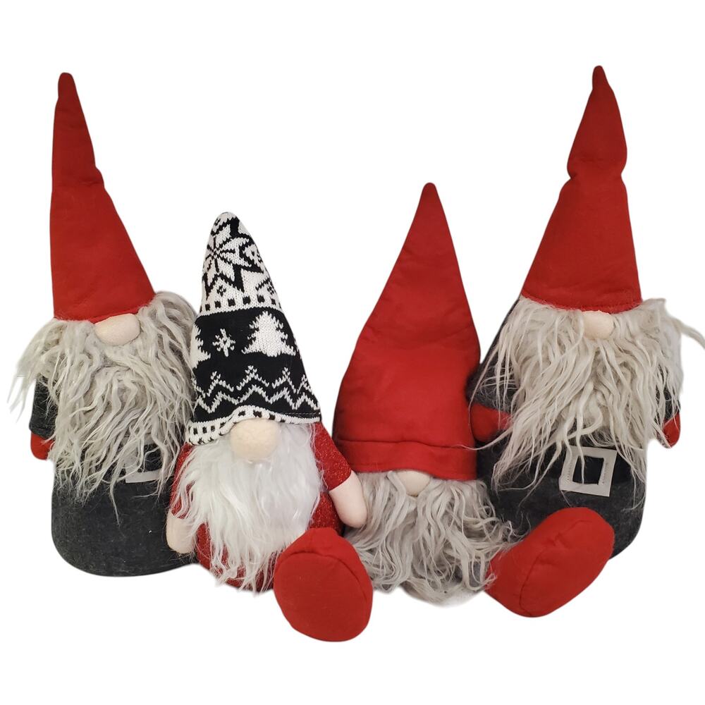 IKEA VINTERFINT Santa Claus Gnome Christmas Plush 4 Pieces Elf Gnome 14"